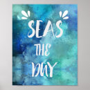 Recherche de mer turquoise posters Aquarelle
