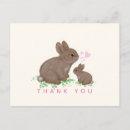 Recherche de lapin rose cartes postales Baby shower fille