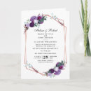 Recherche de fleur géométrique invitations Bride