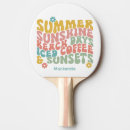 Recherche de super raquettes ping pong Été