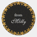 Recherche de motif simple simple autocollants Noir