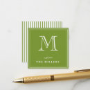 Recherche de vertes invitations Monogramme
