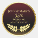 Suche nach für 35 hochzeitstag aufkleber Fünfunddreißig