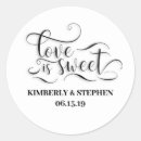 Suche nach liebe ist süß aufkleber Elegant