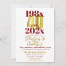 Recherche de rubis quarantième invitations Typographie