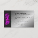Recherche de chercheur cartes visite Détective