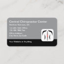 Recherche de chiropracties cartes visite Doctor