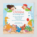 Recherche de mermaid under the sea anniversaire invitations Fête d'anniversaire
