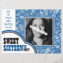 Recherche de country 16ans anniversaire invitations Sweet sixteen