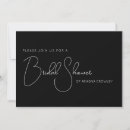 Recherche de black bridal shower invitations Simple