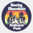 Recherche de montagne rocheuse autocollants Vintage