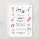 Suche nach strandgeburtstags party einladungen Aquarell