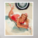 Suche nach beach girl poster Retro