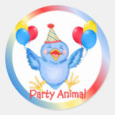 Suche nach vögel mit hüten aufkleber Party