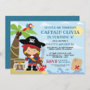 Recherche de pirate fille invitations Pour enfants