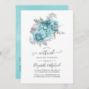 Recherche de aqua mariage invitations Floral