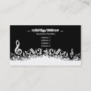 Recherche de note musicale cartes visite Divertissement