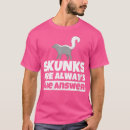 Recherche de skunk tshirts Humour