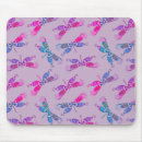 Recherche de libellule bleue tapis souris Jolie
