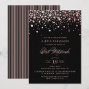 Recherche de rose noir bar bat mitzvah invitations Religieux