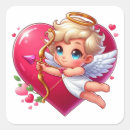Recherche de cupidons autocollants Romantique