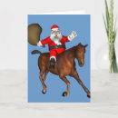Recherche de cheval noël cartes Jockey