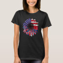 Recherche de tournesol rouge tshirts Drapeau