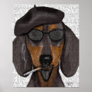 Recherche de chien de teckel posters Antiquité