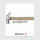 Suche nach schraubenzieher aufkleber Hammer