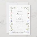 Recherche de meadow invitations Élégant floral moderne