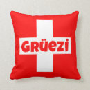 Recherche de drapeaux du monde coussins Rouge