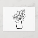 Recherche de vase fleurs cartes postales Bride