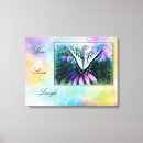Recherche de amour papillon art Toile
