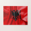 Recherche de albanie puzzles Drapeau