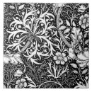 Recherche de floral noir et blanc carreaux Damassé