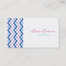 Recherche de chevron bleu cartes visite Zigzag