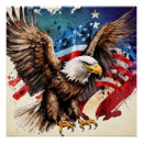 Recherche de aigle américain posters Drapeau