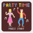Suche nach retro videospiele aufkleber Party