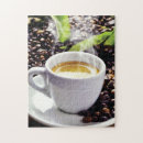 Suche nach kaffeebohnen puzzle Latte