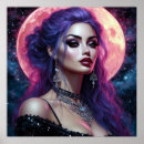 Suche nach moon goddess poster Fantasie