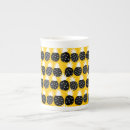 Recherche de style africain tasses Noir et blanc