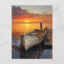 Recherche de filets pêche cartes postales Bateau