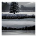 Recherche de arbre noir blanc art Hiver