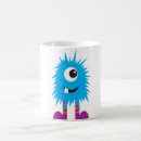 Recherche de monstre tasses Bleu