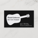 Recherche de accompagnateur cartes visite Musicien