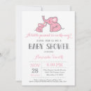 Recherche de de partie éléphant invitations C'est une fille