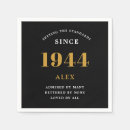 Recherche de anniversaire 80 ans serviettes Typographie