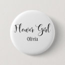 Recherche de fillette badges Flower girl