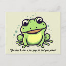 Recherche de mignons de grenouille cartes postales Pour tous