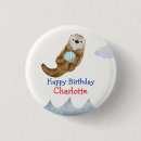 Recherche de loutre mignonne badges Animal